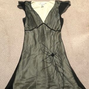 Max Studio Black Silk Dress